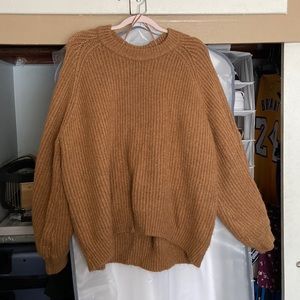 Scoop XXL Tan Sweater